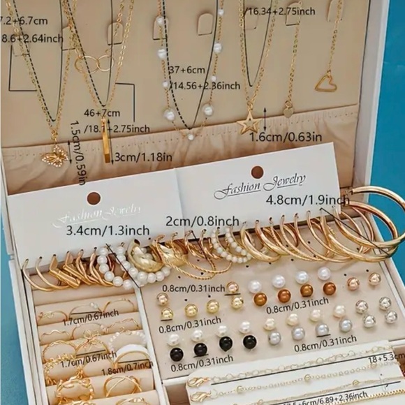 Fashion Jewelry Jewelry - Fashion Jewelry Gold and Silver Necklace Set (12 items per order)